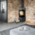 Печь камин Kratki Thor 8 Termotec Black
